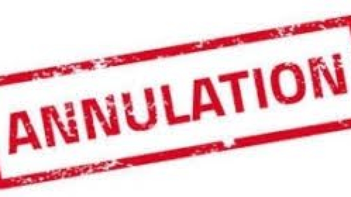 Vente de garage-Annulation