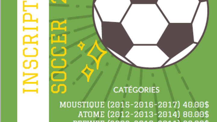 INSCRIPTION SOCCER 2022