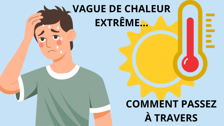 VAGUE DE CHALEUR EXTRÊME... COMMENT PASSEZ AU TRAVERS.