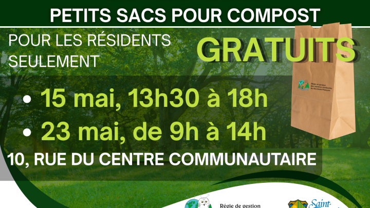 DISTRIBUTION DE SACS POUR COMPOST