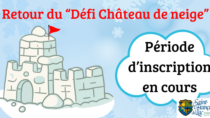 Défi Château de neige