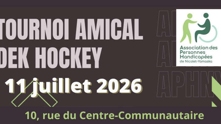 Samedi 11 juillet | Tournoi amical de DEK hockey à Saint-François-du-Lac