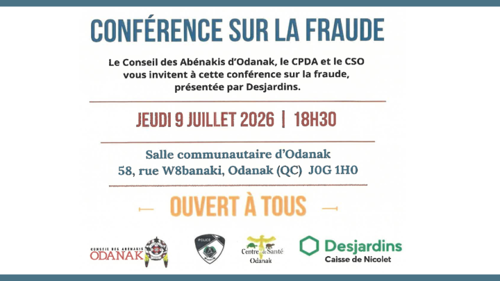 Conférence sur la fraude ouverte à tous | 9 juillet