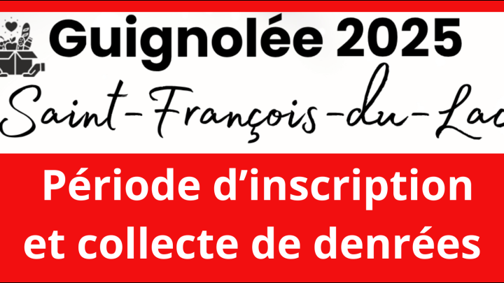 GUIGNOLÉE 2025 | PÉRIODE D'INSCRIPTION ET COLLECTE DE DENRÉES