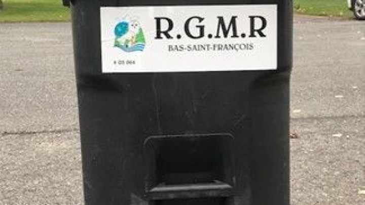 Rappel - Étiquette bac noir