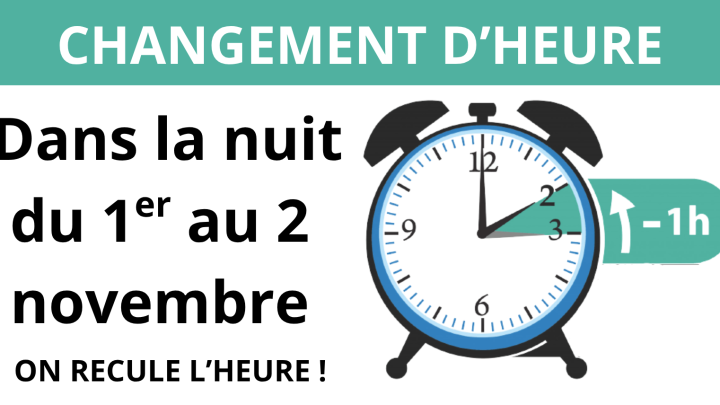 RETOUR À L'HEURE NORMALE | DANS LA NUIT DU 1ER AU 2 NOVEMBRE 2025