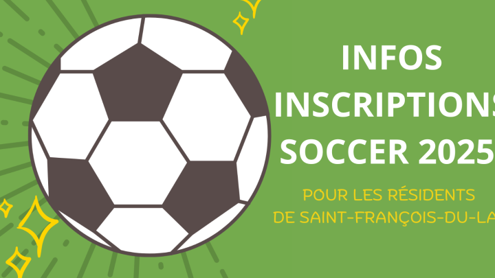 Inscriptions soccer 2025.