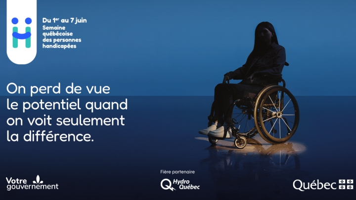 1er au 7 juin | Semaine québécoise des personnes handicapées.