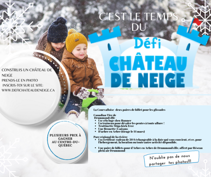 DÉFI CHÂTEAU DE NEIGE