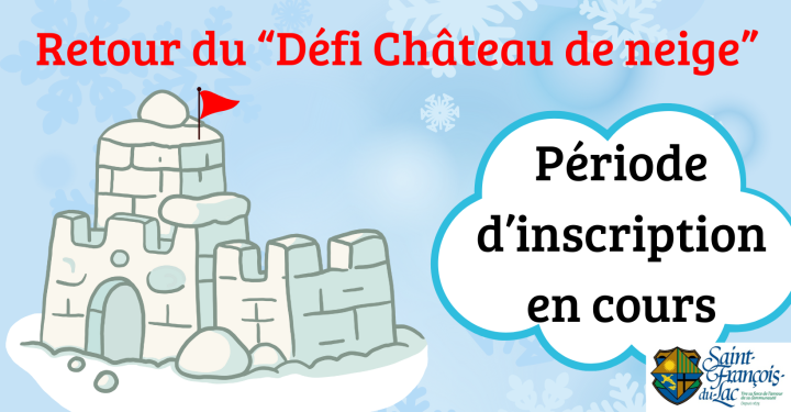 Défi Château de neige