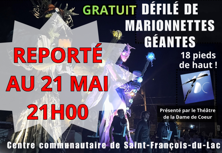 Défilé de marionnettes géantes |21 mai 21h00
