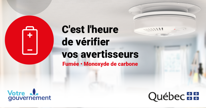 vérifier vos avertisseurs de fumée