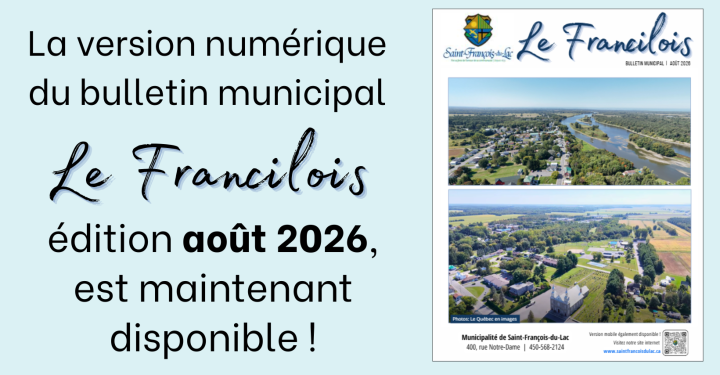 Bulletin municipal Le Francilois | Édition août 2026