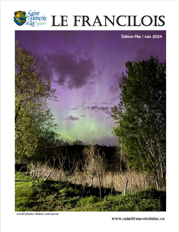 Le Francilois, édition mai-juin 2024, maintenant disponible sur notre site!