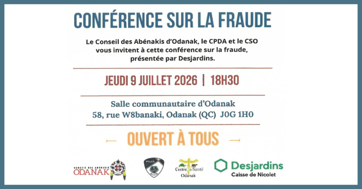 Conférence sur la fraude ouverte à tous | 9 juillet