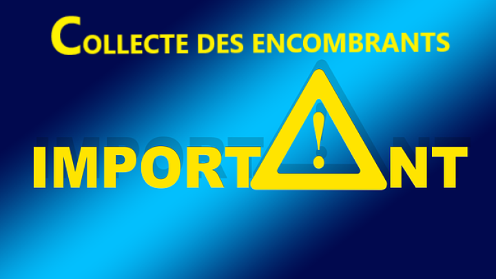 COLLECTE DES ENCOMBRANTS