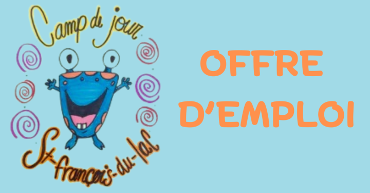 ANIMATEUR/ANIMATRICE DE CAMP DE JOUR RECHERCHÉ(E)