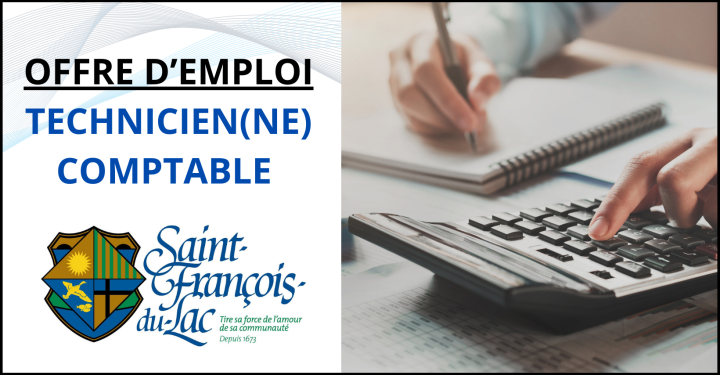 OFFRE D'EMPLOI | TECHNICIEN/NE EN COMPTABILITE.
