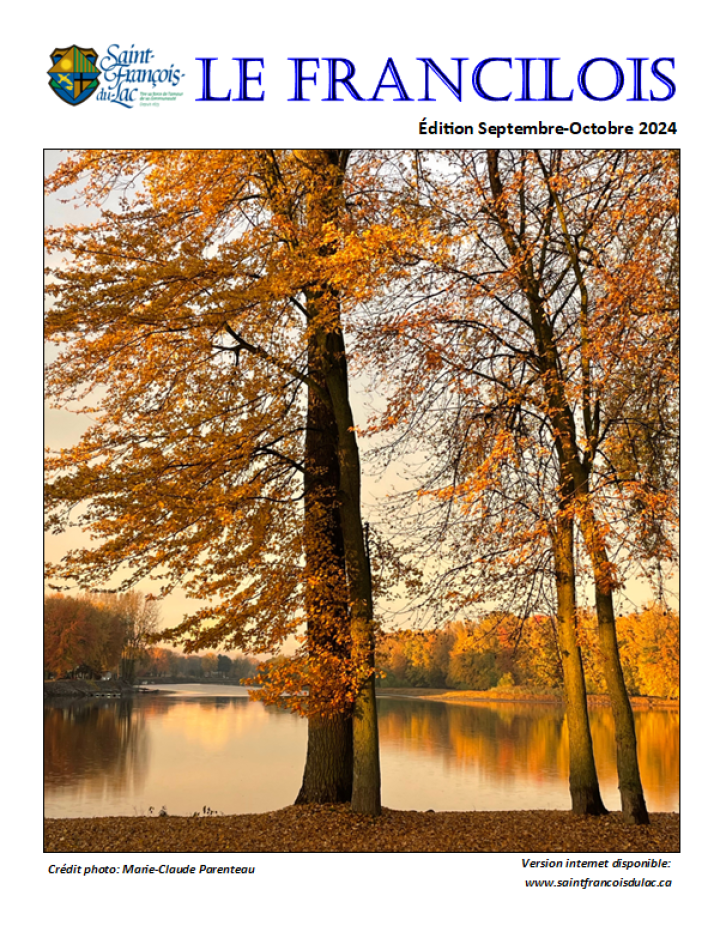 Le Francilois, édition septembre-octobre 2024, est maintenant disponible sur notre site internet