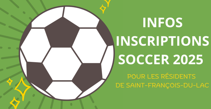Inscriptions soccer 2025.