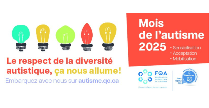 AVRIL, MOIS DE LA SENSIBILISATION À L'AUTISME