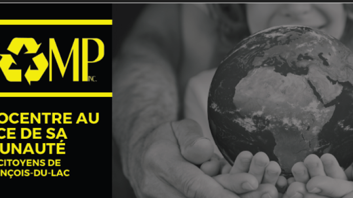 ÉCO MP INC. NOUVEAUTÉ POUR LES CITOYENS ET CITOYENNES DE SAINT-FRANÇOIS-DU-LAC!