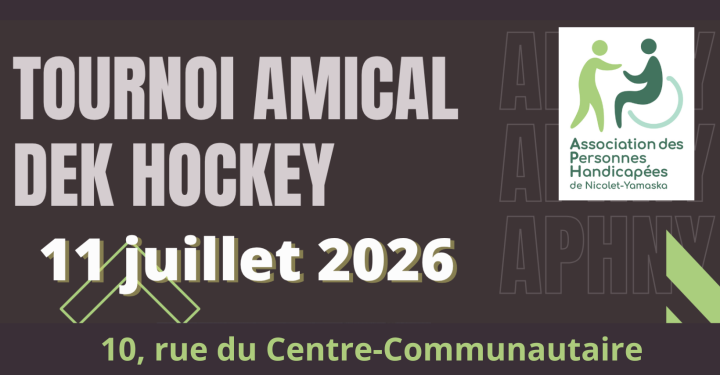 Samedi 11 juillet | Tournoi amical de DEK hockey à Saint-François-du-Lac