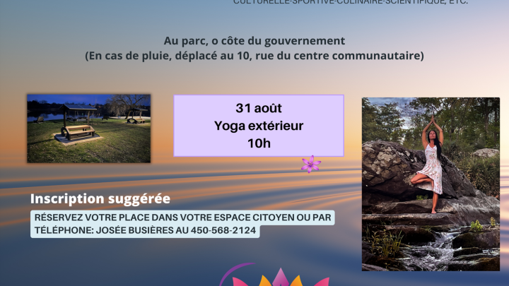 LES JEUDIS - DÉCOUVERTE - YOGA EXTÉRIEUR