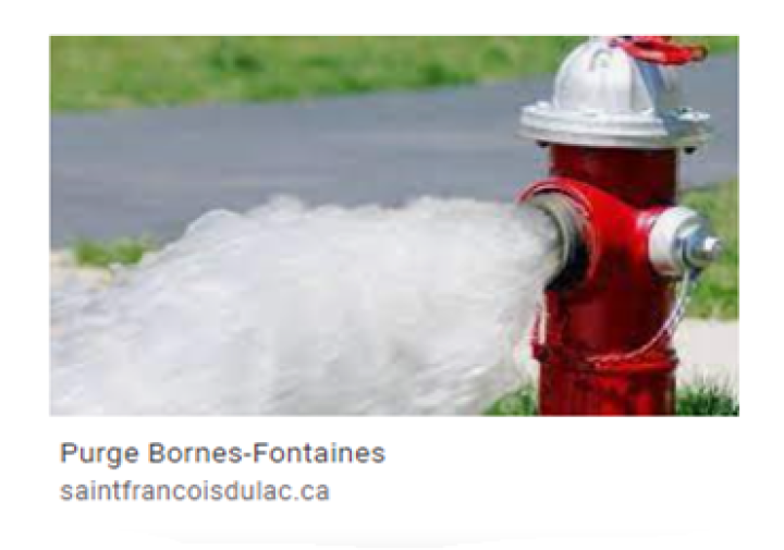 AVIS PUBLIC: RINÇAGE DES BORNES-FONTAINES 23-24-25 SEPTEMBRE 2024