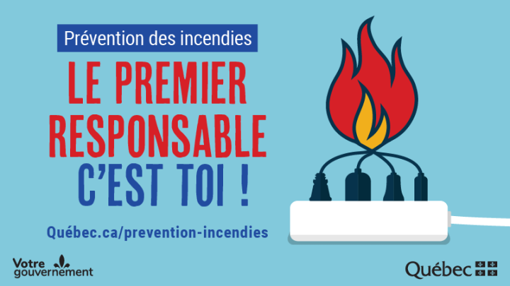 Du 6 au 12 octobre 2024 - Semaine de la prévention des incendies, sous le thème Le premier responsable, c'est toi !