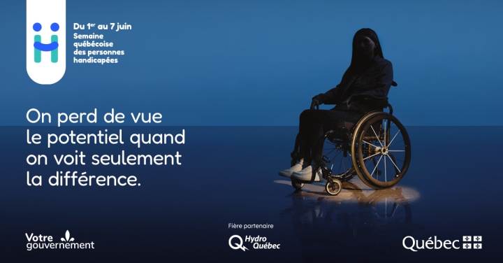 1er au 7 juin | Semaine québécoise des personnes handicapées.