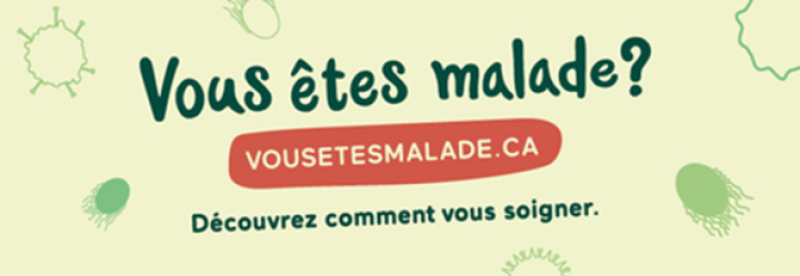 Campagne hivernale du CIUSSS - Vous êtes malade?