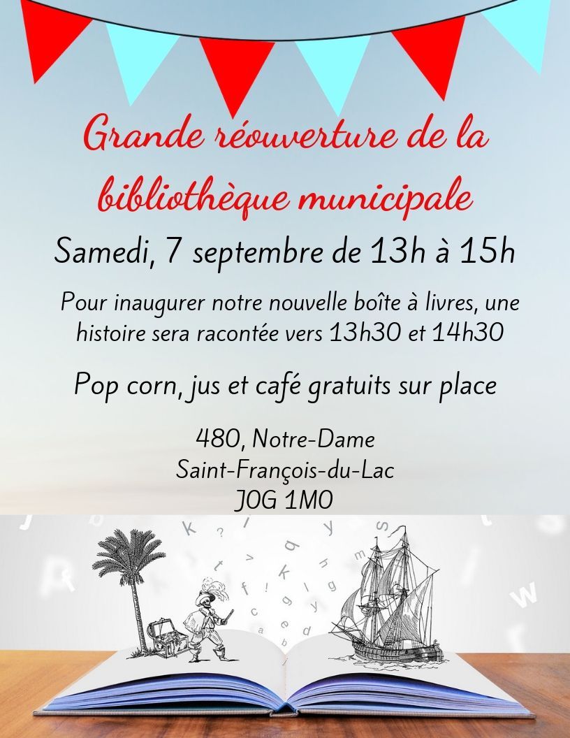 Réouverture bibliothèque