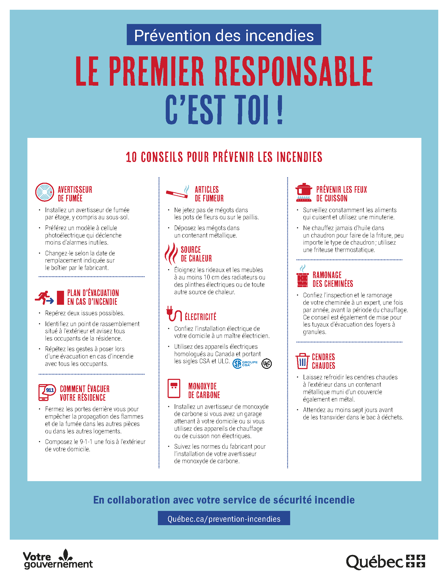 conseil prévention incendie
